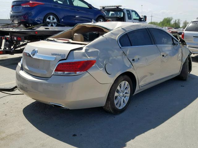 1G4GE5ED3BF320448 - 2011 BUICK LACROSSE C TAN photo 4