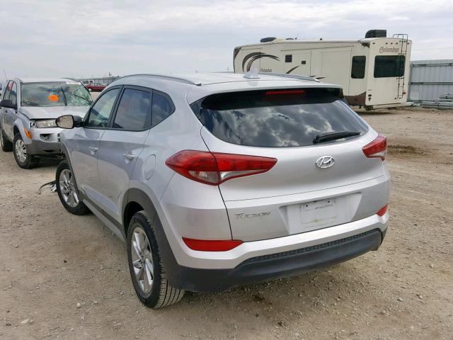 KM8J33A43JU608079 - 2018 HYUNDAI TUCSON SEL SILVER photo 4