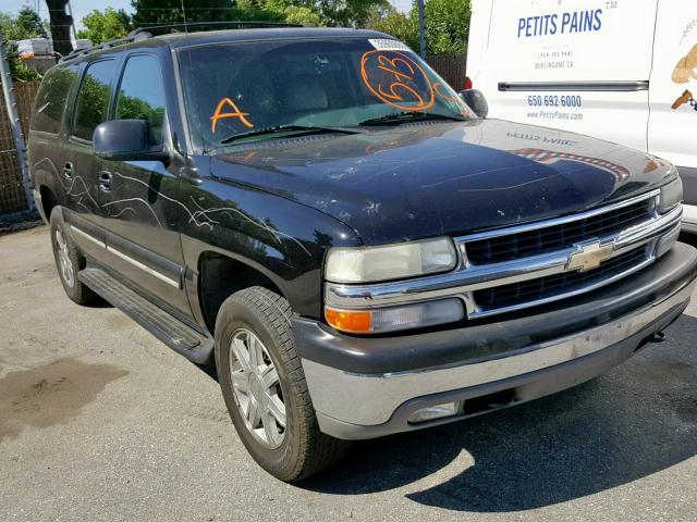 3GNEC16T92G235328 - 2002 CHEVROLET SUBURBAN BLACK photo 1