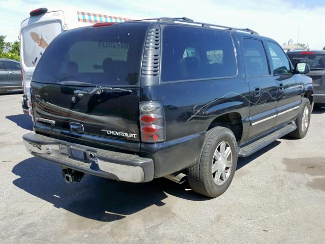 3GNEC16T92G235328 - 2002 CHEVROLET SUBURBAN BLACK photo 4