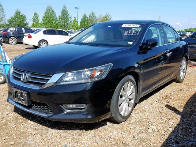 1HGCR2F81DA230241 - 2013 HONDA ACCORD EXL BLACK photo 2