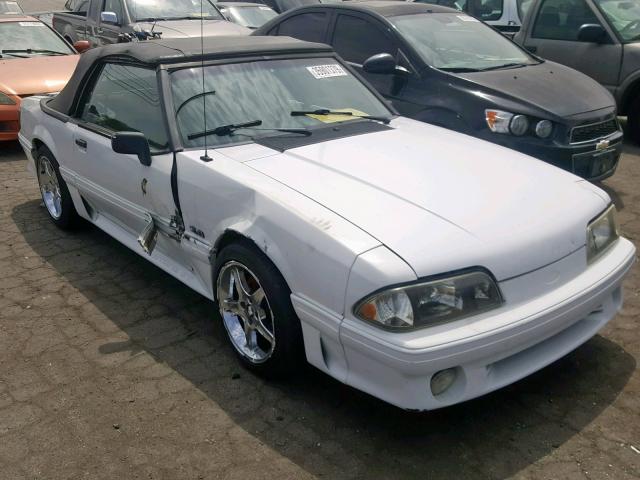 1FACP45E5LF204191 - 1990 FORD MUSTANG GT WHITE photo 1