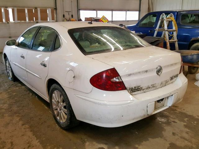 2G4WE587571173520 - 2007 BUICK LACROSSE C WHITE photo 3