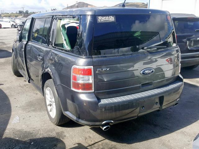 2FMGK5B80FBA18090 - 2015 FORD FLEX SE BLACK photo 3