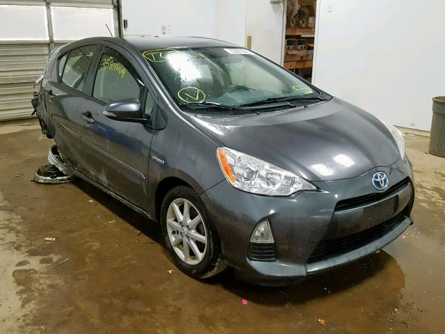 JTDKDTB38D1057861 - 2013 TOYOTA PRIUS C GRAY photo 1