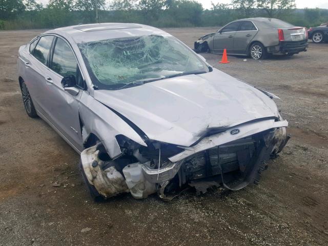 3FA6P0RU0JR250521 - 2018 FORD FUSION TIT SILVER photo 1