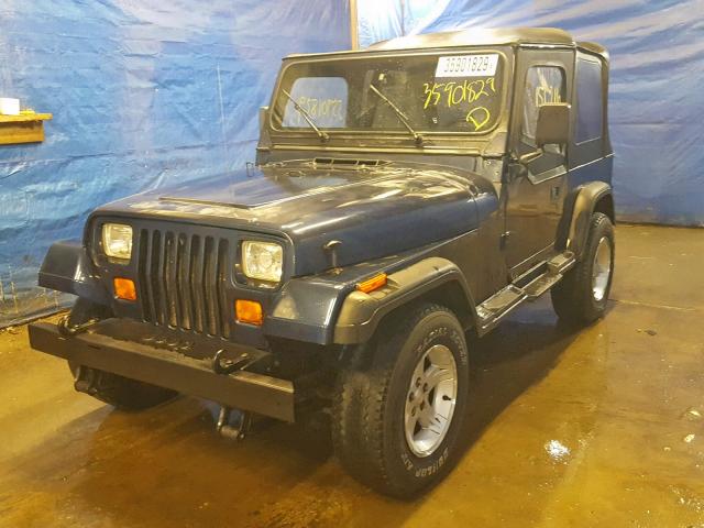 1J4FY29S5RP421925 - 1994 JEEP WRANGLER / BLUE photo 2