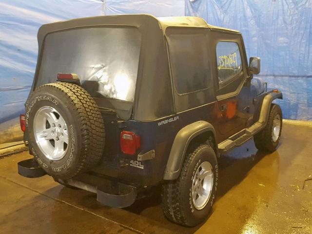 1J4FY29S5RP421925 - 1994 JEEP WRANGLER / BLUE photo 4