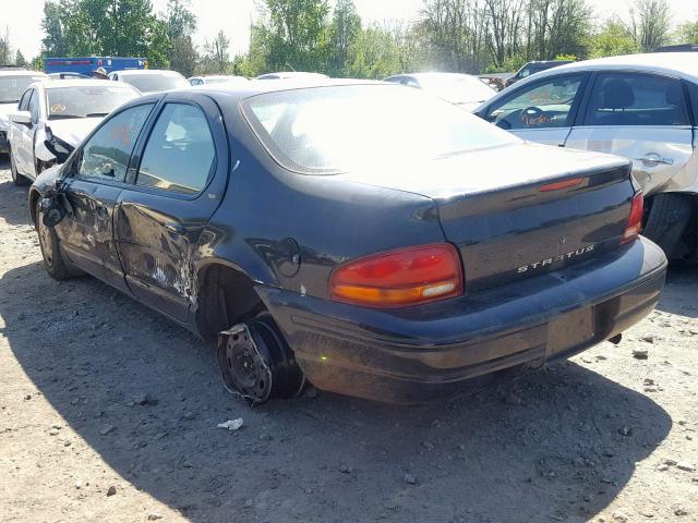 1B3EJ46C6YN251780 - 2000 DODGE STRATUS SE BLACK photo 3