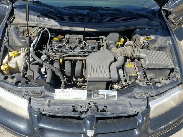 1B3EJ46C6YN251780 - 2000 DODGE STRATUS SE BLACK photo 7