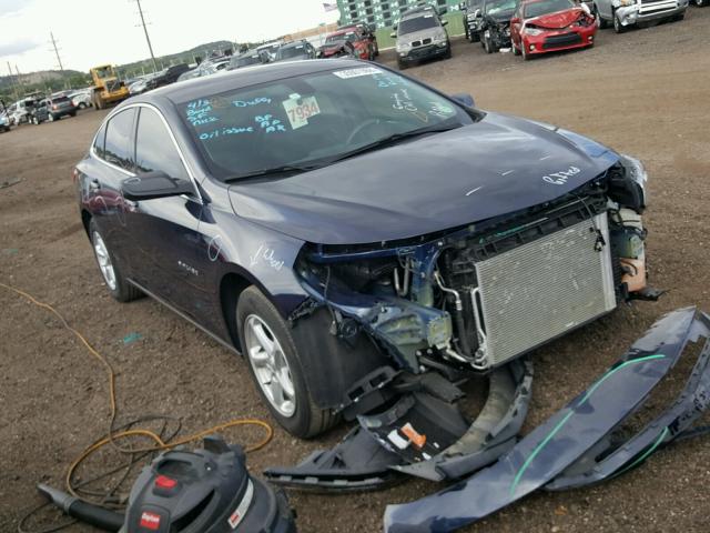 1G1ZB5ST5GF347541 - 2016 CHEVROLET MALIBU LS BLUE photo 1