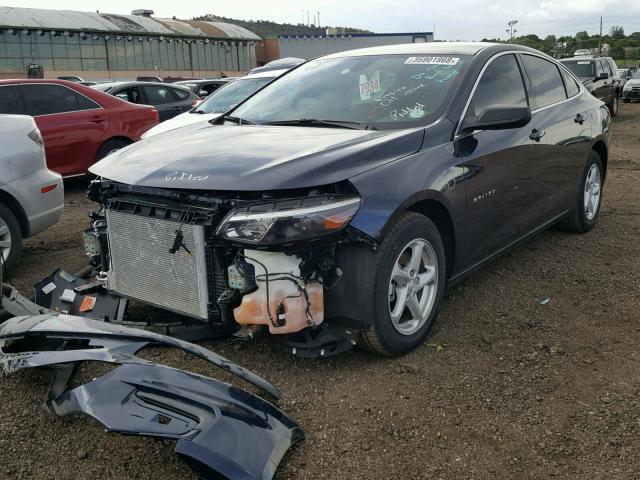 1G1ZB5ST5GF347541 - 2016 CHEVROLET MALIBU LS BLUE photo 2
