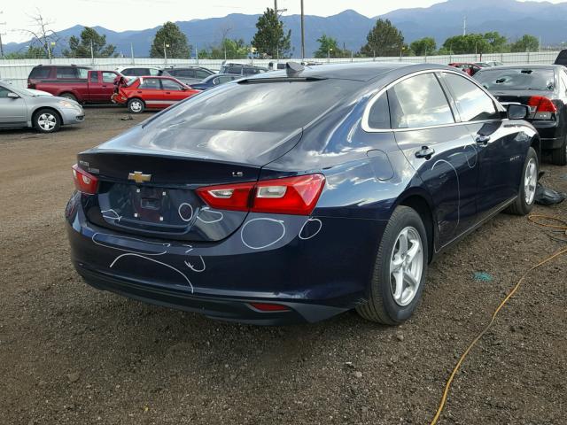 1G1ZB5ST5GF347541 - 2016 CHEVROLET MALIBU LS BLUE photo 4
