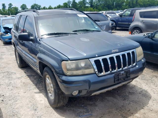 1J4GX48S54C186639 - 2004 JEEP GRAND CHER BLUE photo 1