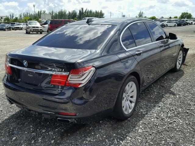 WBAKC6X58ACL67784 - 2010 BMW 750 I BLACK photo 4