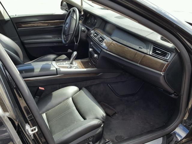 WBAKC6X58ACL67784 - 2010 BMW 750 I BLACK photo 5