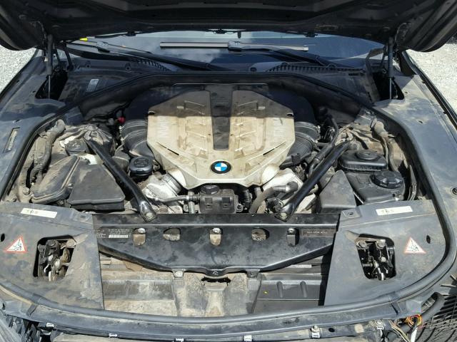 WBAKC6X58ACL67784 - 2010 BMW 750 I BLACK photo 7