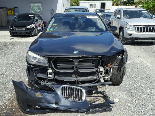 WBAKC6X58ACL67784 - 2010 BMW 750 I BLACK photo 9