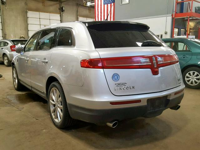 2LMHJ5AT4ABJ17005 - 2010 LINCOLN MKT SILVER photo 3