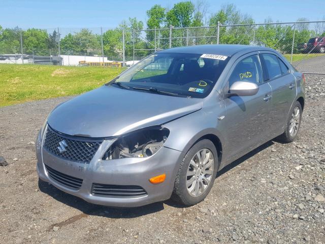 JS2RE9A3XA6100729 - 2010 SUZUKI KIZASHI SE GRAY photo 2