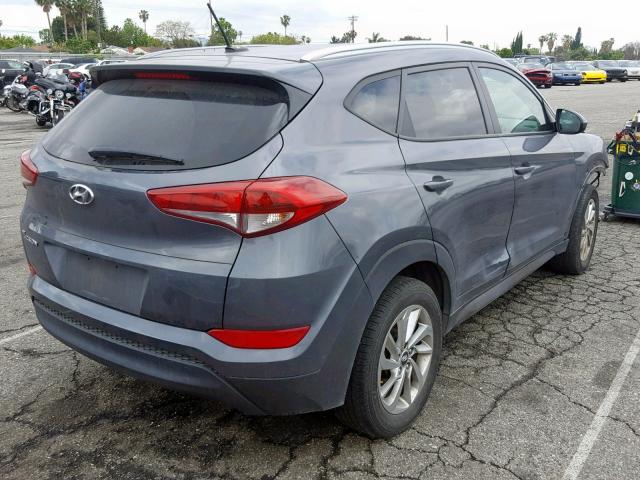 KM8J33A44GU237765 - 2016 HYUNDAI TUCSON LIM GRAY photo 4