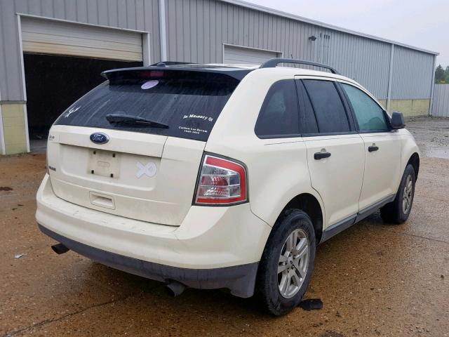 2FMDK36C08BB10986 - 2008 FORD EDGE SE WHITE photo 4