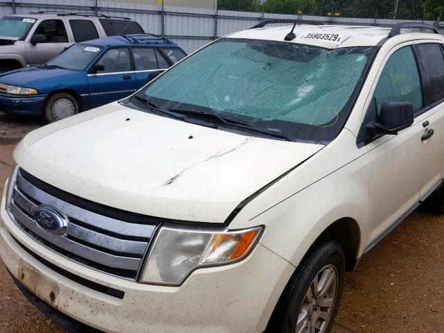 2FMDK36C08BB10986 - 2008 FORD EDGE SE WHITE photo 9