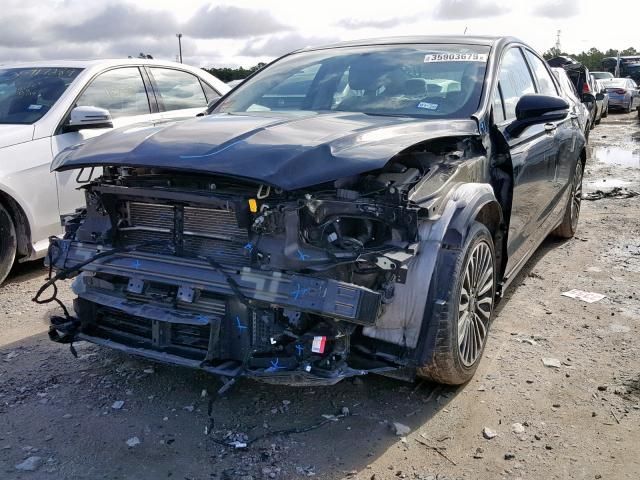 3FA6P0K91HR132025 - 2017 FORD FUSION TIT BLACK photo 2