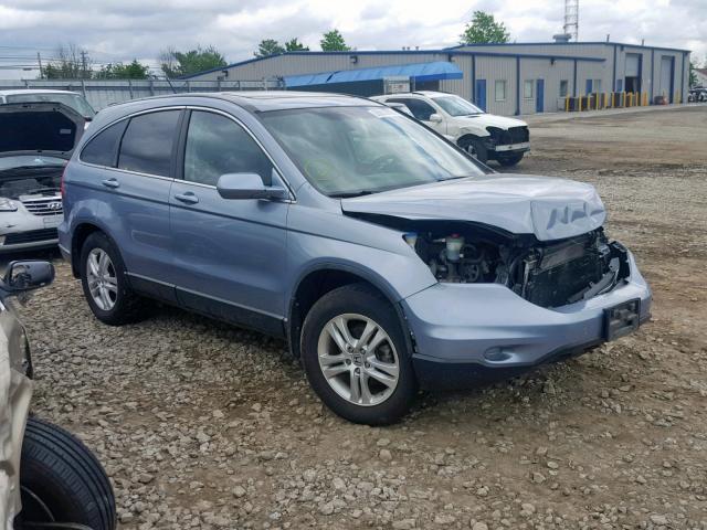 5J6RE4H70BL025686 - 2011 HONDA CR-V EXL BLUE photo 1