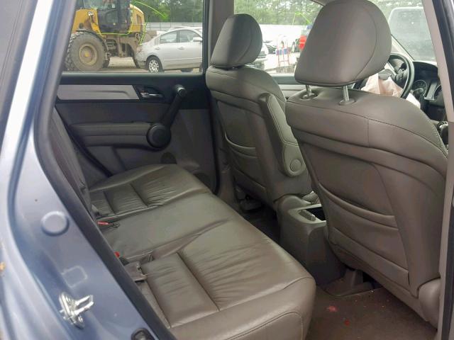 5J6RE4H70BL025686 - 2011 HONDA CR-V EXL BLUE photo 6