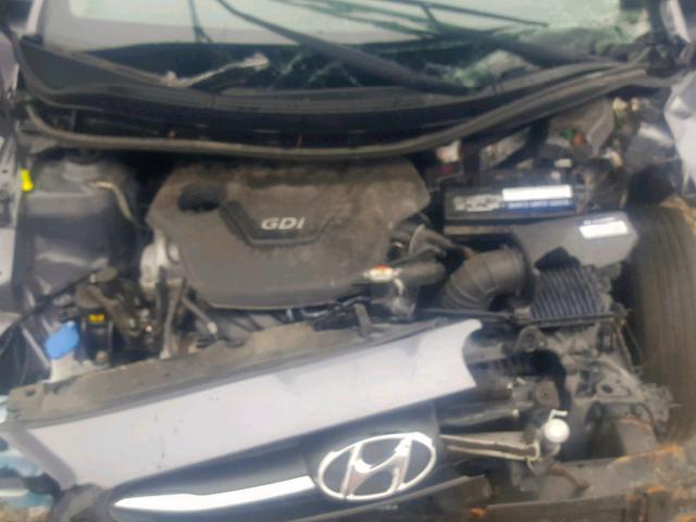 KMHCT4AE6HU239882 - 2017 HYUNDAI ACCENT SE GRAY photo 7