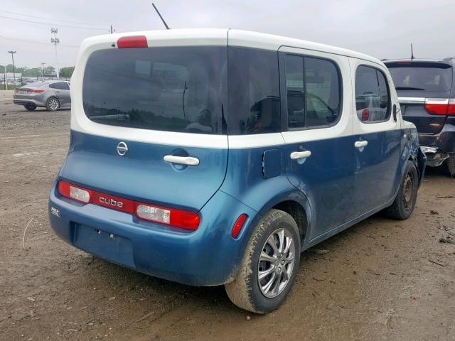 JN8AZ2KR5BT208639 - 2011 NISSAN CUBE BASE TWO TONE photo 4