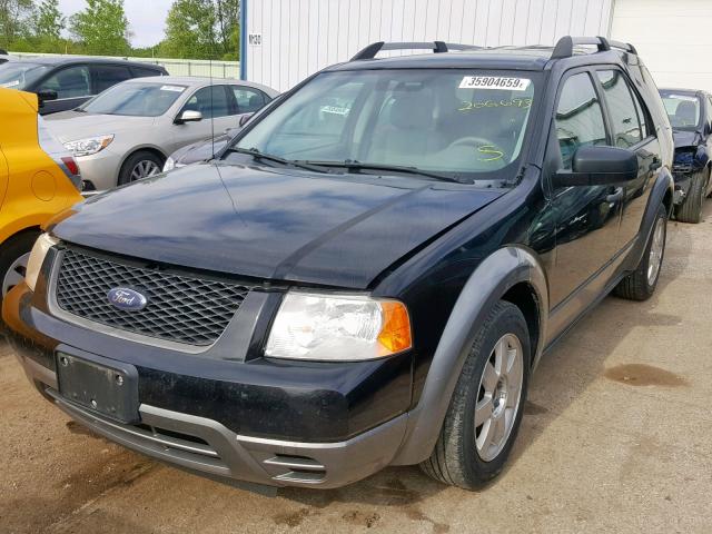 1FMZK04166GA30104 - 2006 FORD FREESTYLE BLACK photo 2