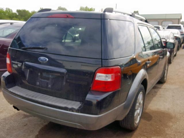 1FMZK04166GA30104 - 2006 FORD FREESTYLE BLACK photo 4