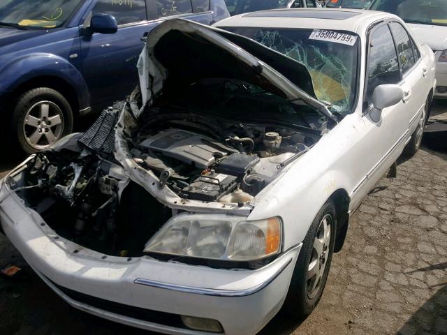 JH4KA96592C010894 - 2002 ACURA 3.5RL WHITE photo 2