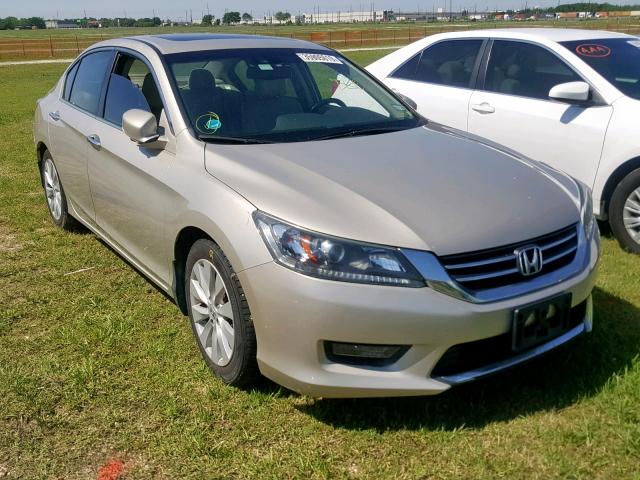 1HGCR2F82FA006320 - 2015 HONDA ACCORD EXL TAN photo 1