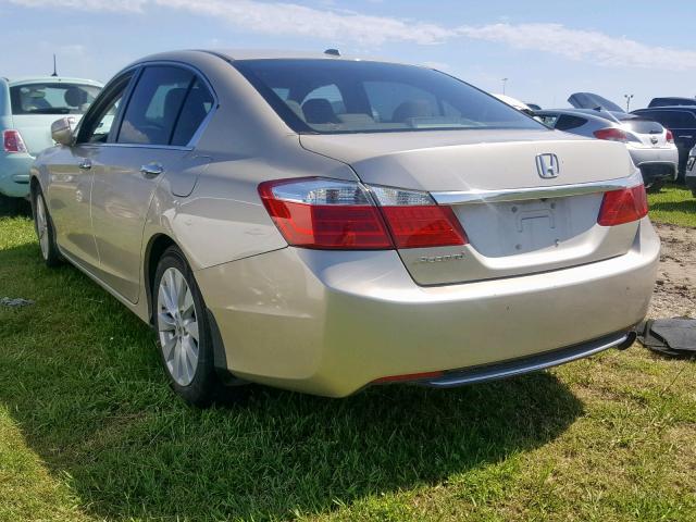 1HGCR2F82FA006320 - 2015 HONDA ACCORD EXL TAN photo 3