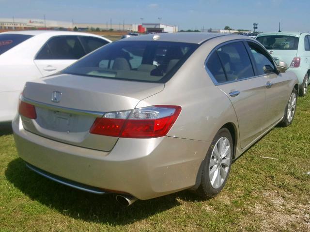 1HGCR2F82FA006320 - 2015 HONDA ACCORD EXL TAN photo 4