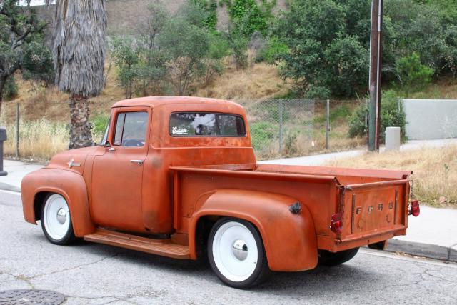 F10V6M11490 - 1956 FORD F-100 BROWN photo 3