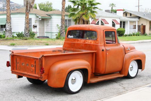 F10V6M11490 - 1956 FORD F-100 BROWN photo 4