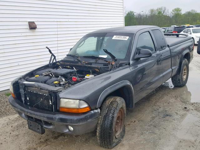 1D7HG32N33S208266 - 2003 DODGE DAKOTA SPO GRAY photo 2