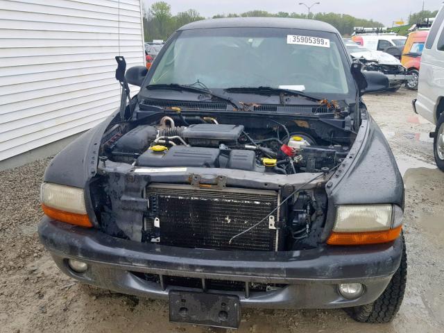 1D7HG32N33S208266 - 2003 DODGE DAKOTA SPO GRAY photo 9