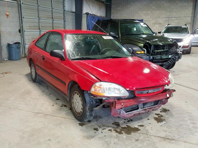 1HGEJ6221VL083689 - 1997 HONDA CIVIC DX RED photo 1