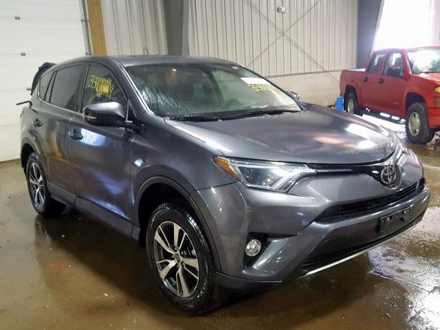 2T3RFREV6JW698593 - 2018 TOYOTA RAV4 ADVEN GRAY photo 1