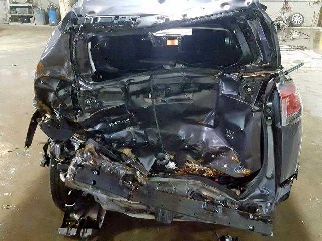 2T3RFREV6JW698593 - 2018 TOYOTA RAV4 ADVEN GRAY photo 9