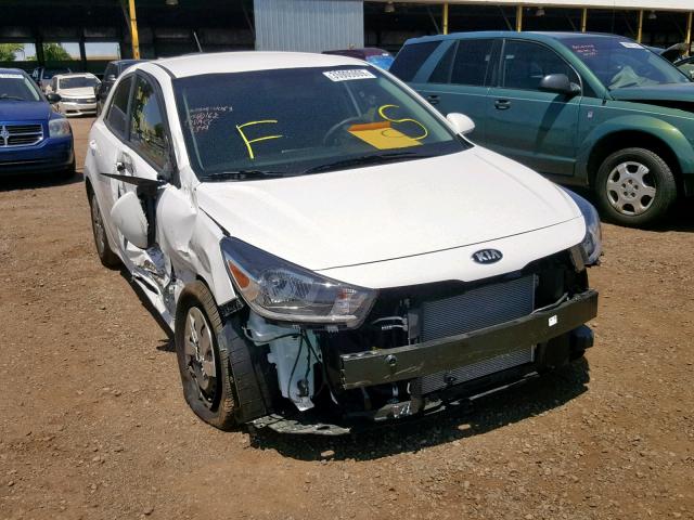 3KPA25AB7KE197349 - 2019 KIA RIO S WHITE photo 1