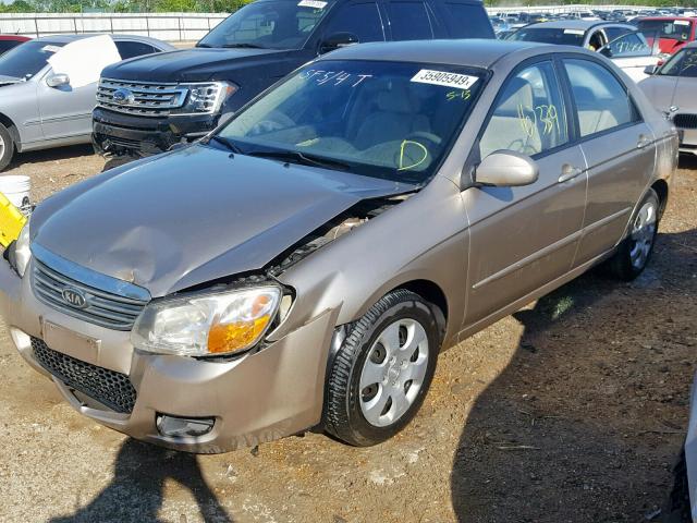 KNAFE121285494736 - 2008 KIA SPECTRA EX GOLD photo 2