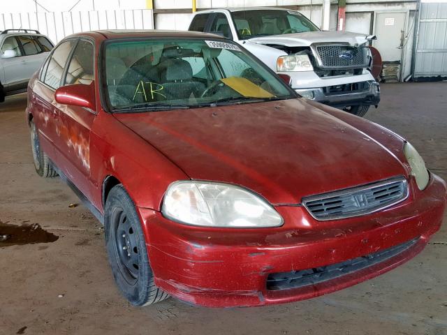 2HGEJ8647XH571357 - 1999 HONDA CIVIC EX RED photo 1