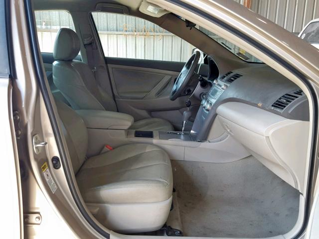 4T1BE46K99U894818 - 2009 TOYOTA CAMRY BASE GOLD photo 5