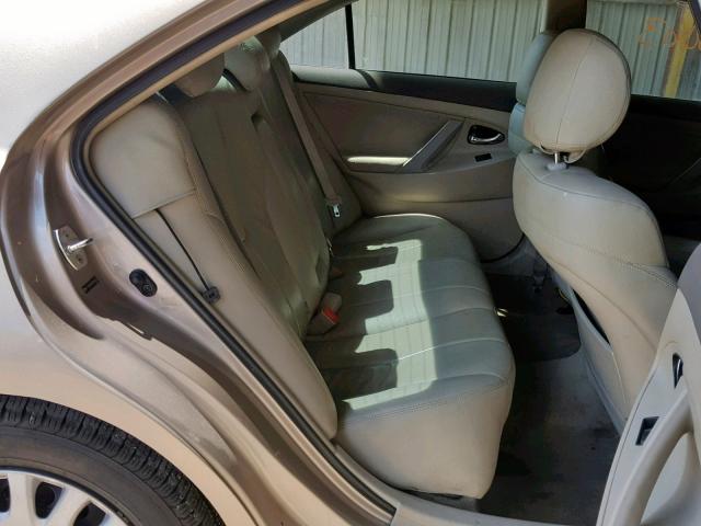 4T1BE46K99U894818 - 2009 TOYOTA CAMRY BASE GOLD photo 6